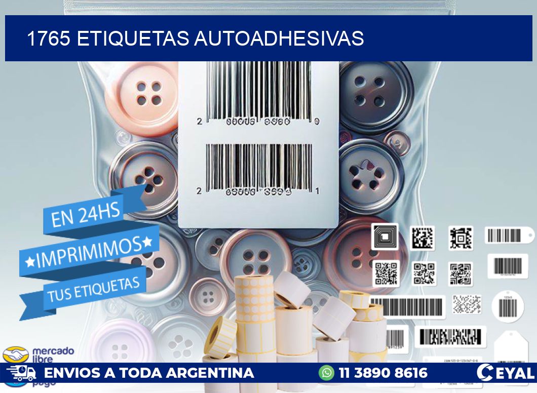 1765 ETIQUETAS AUTOADHESIVAS