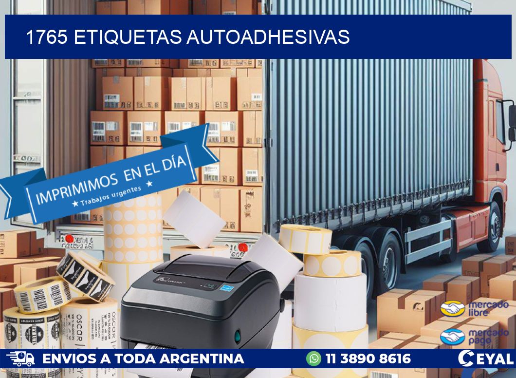 1765 ETIQUETAS AUTOADHESIVAS