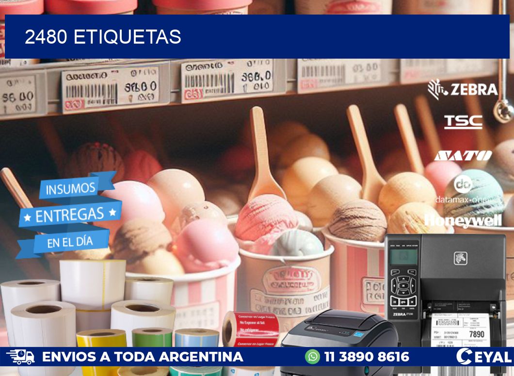 2480 ETIQUETAS