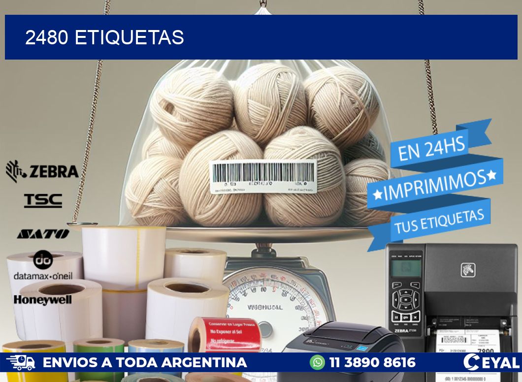 2480 ETIQUETAS