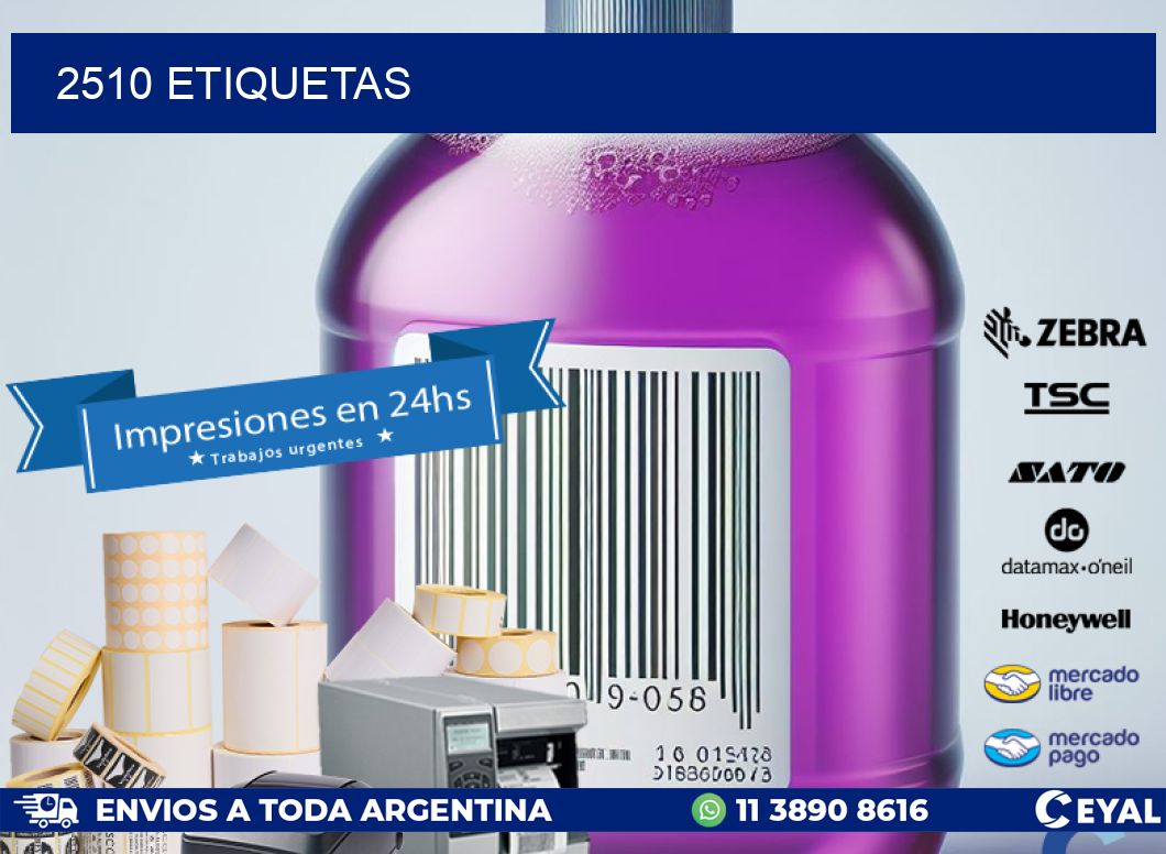2510 ETIQUETAS