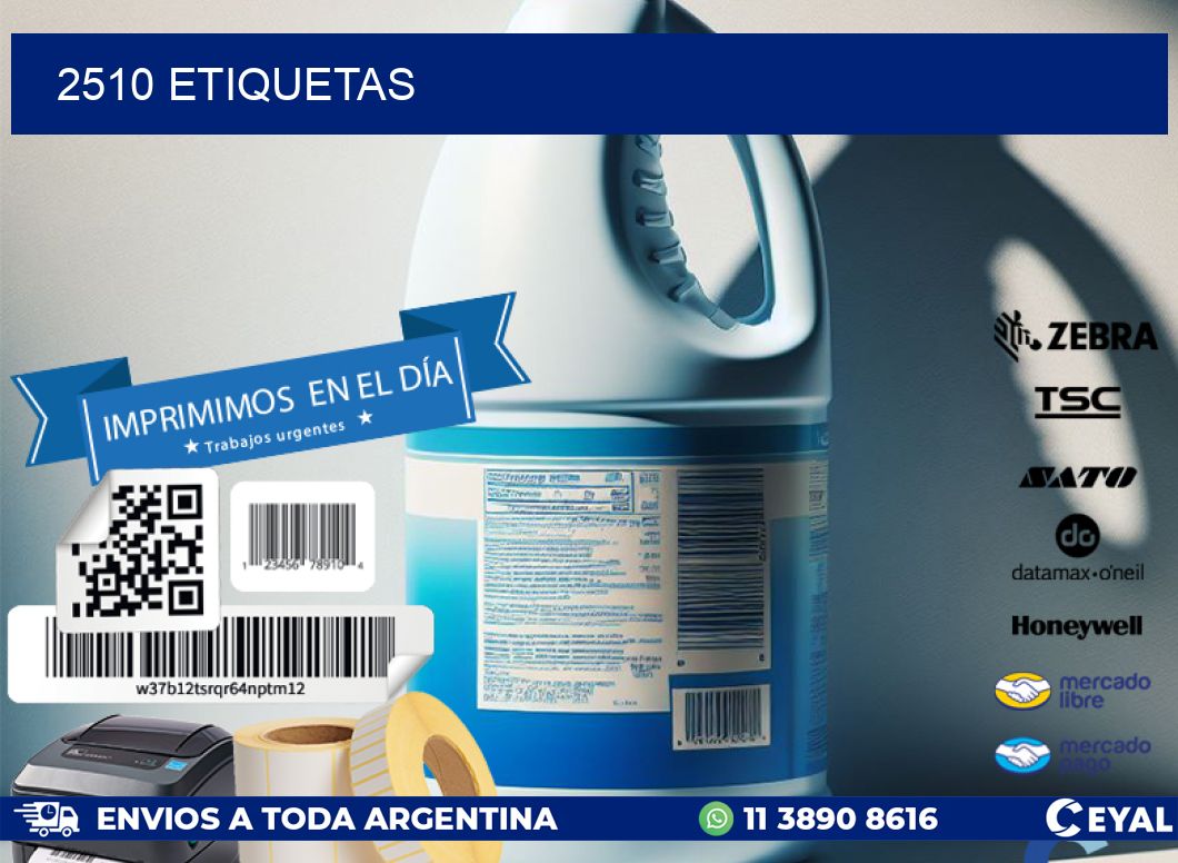 2510 ETIQUETAS