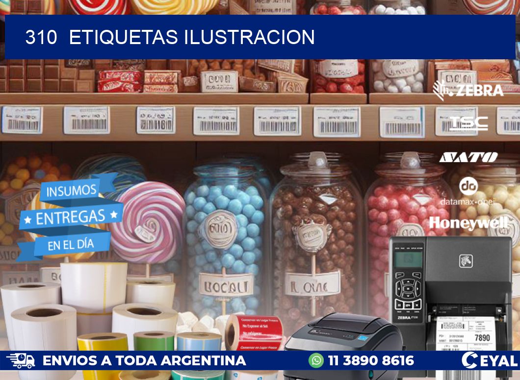 310  ETIQUETAS ILUSTRACION