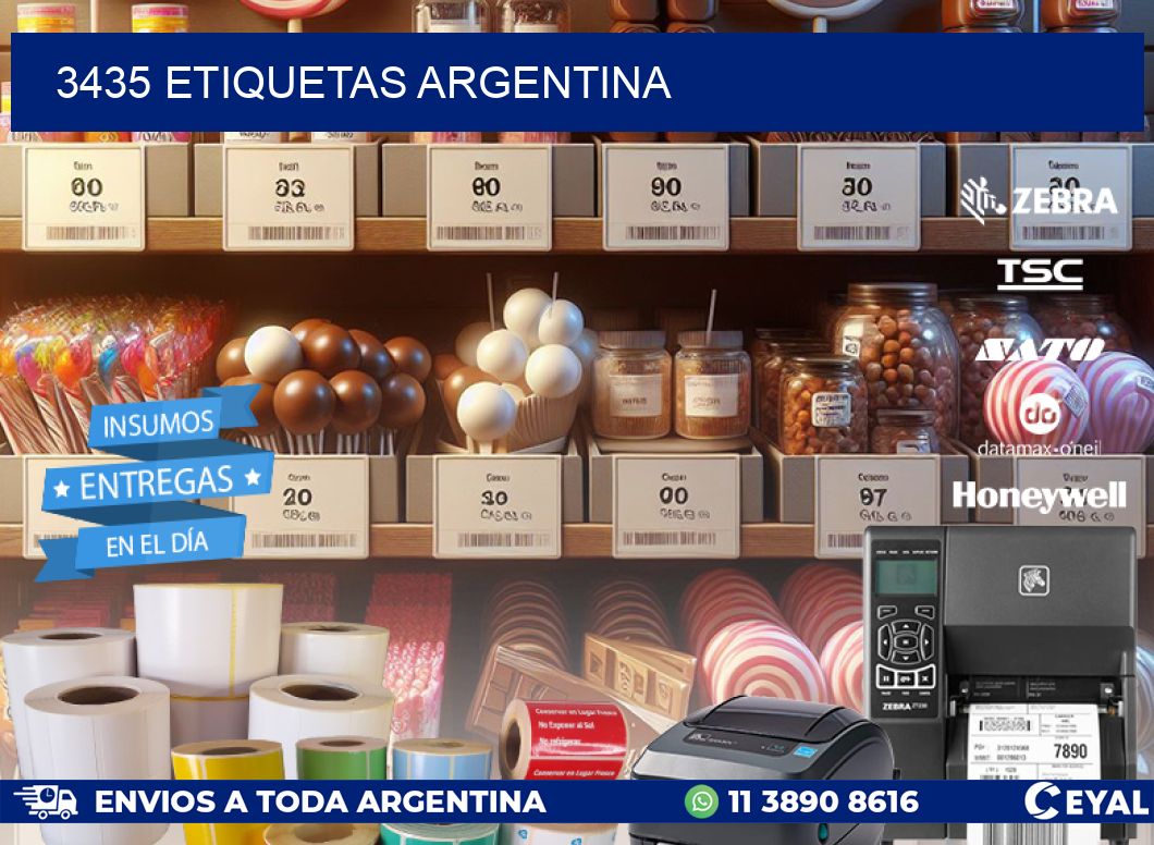 3435 ETIQUETAS ARGENTINA