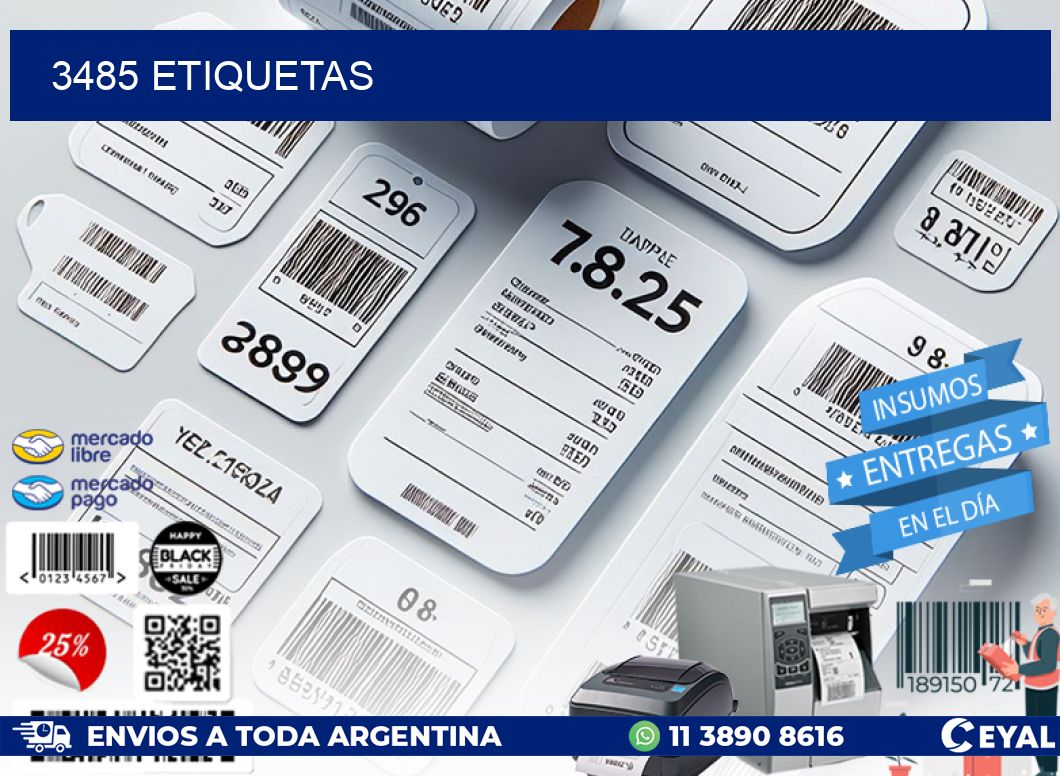 3485 ETIQUETAS