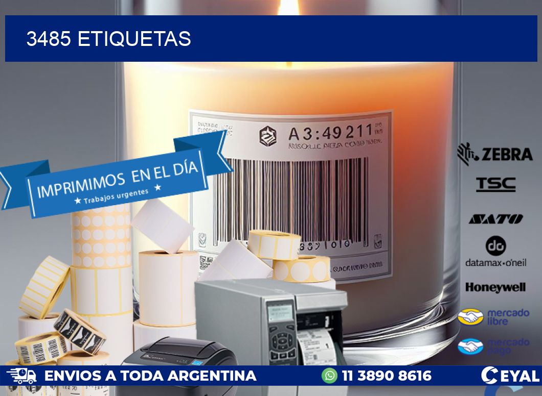 3485 ETIQUETAS
