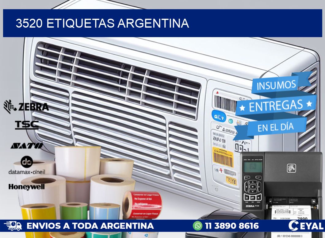 3520 ETIQUETAS ARGENTINA