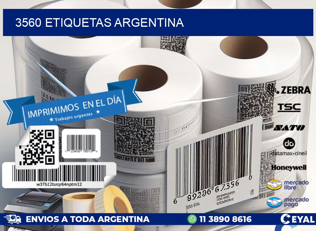 3560 ETIQUETAS ARGENTINA