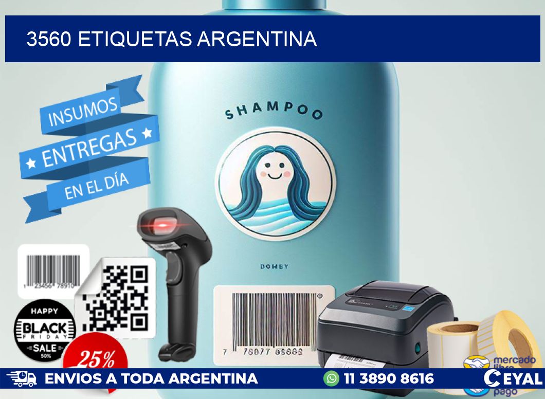 3560 ETIQUETAS ARGENTINA