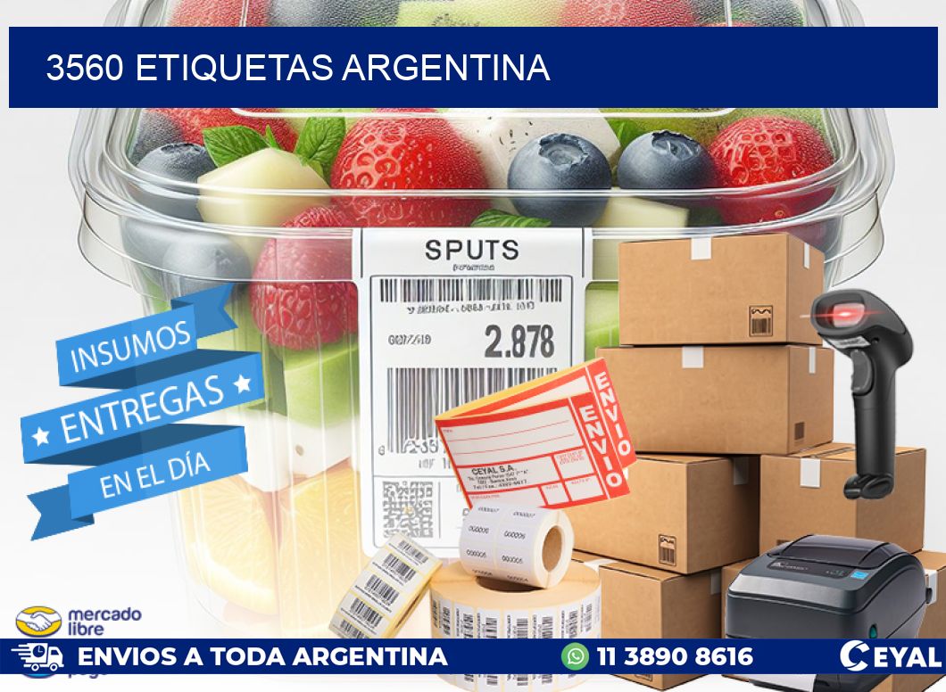 3560 ETIQUETAS ARGENTINA