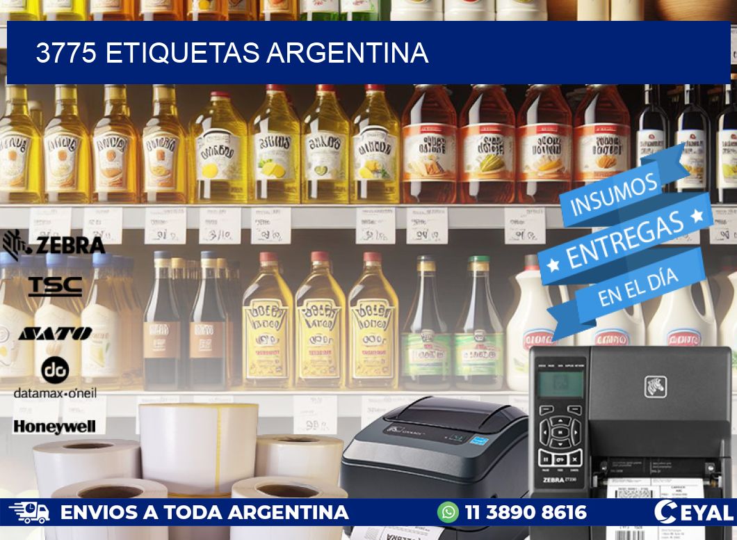 3775 ETIQUETAS ARGENTINA