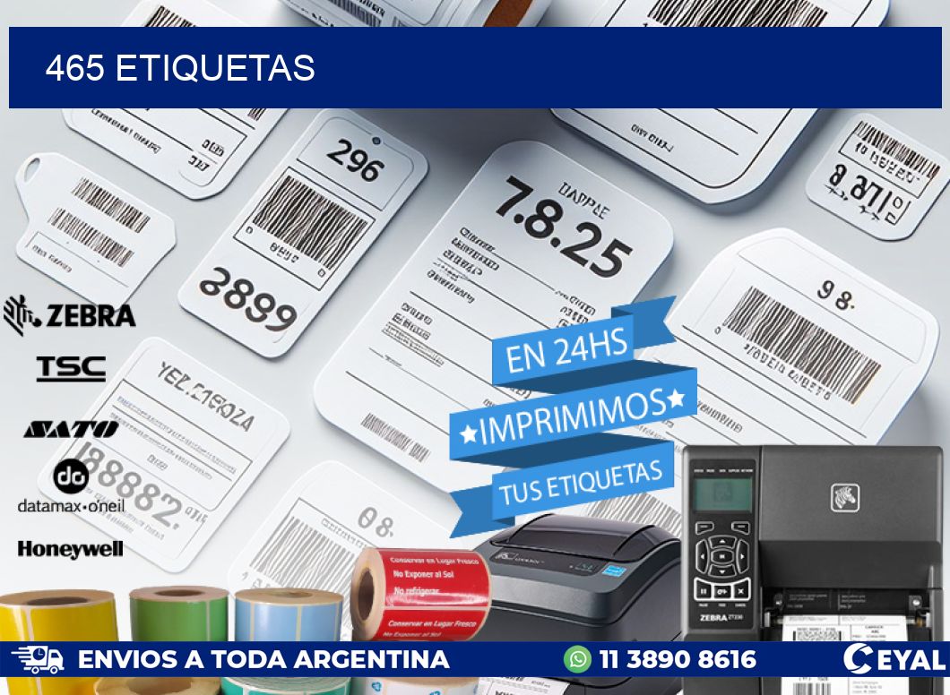 465 ETIQUETAS