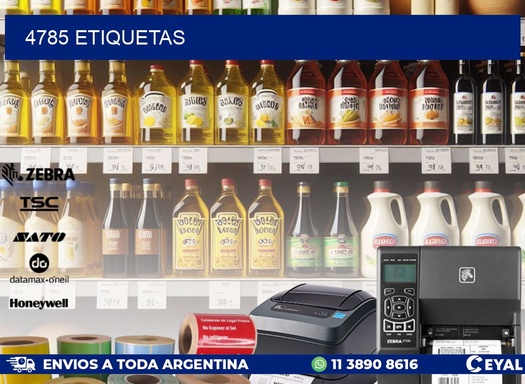 4785 ETIQUETAS