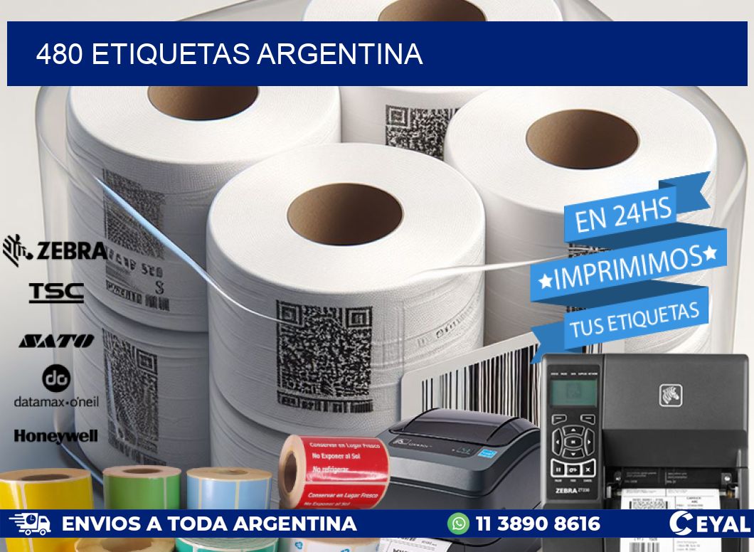 480 ETIQUETAS ARGENTINA