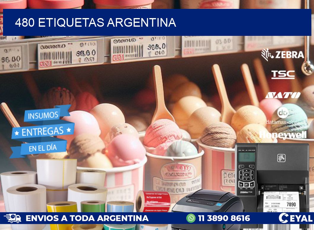 480 ETIQUETAS ARGENTINA