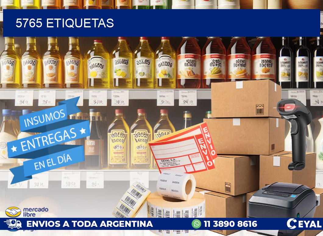 5765 ETIQUETAS