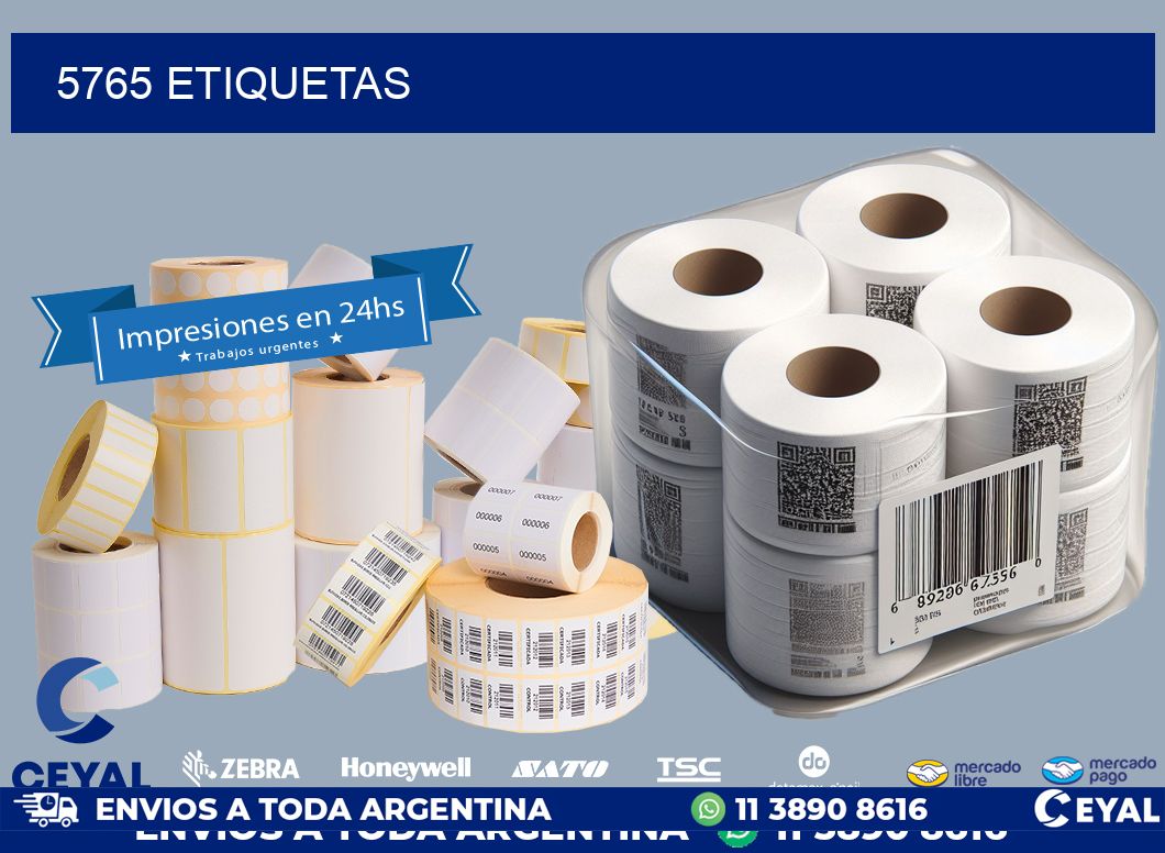 5765 ETIQUETAS