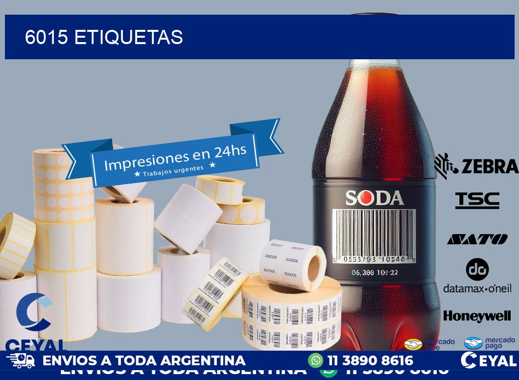 6015 ETIQUETAS