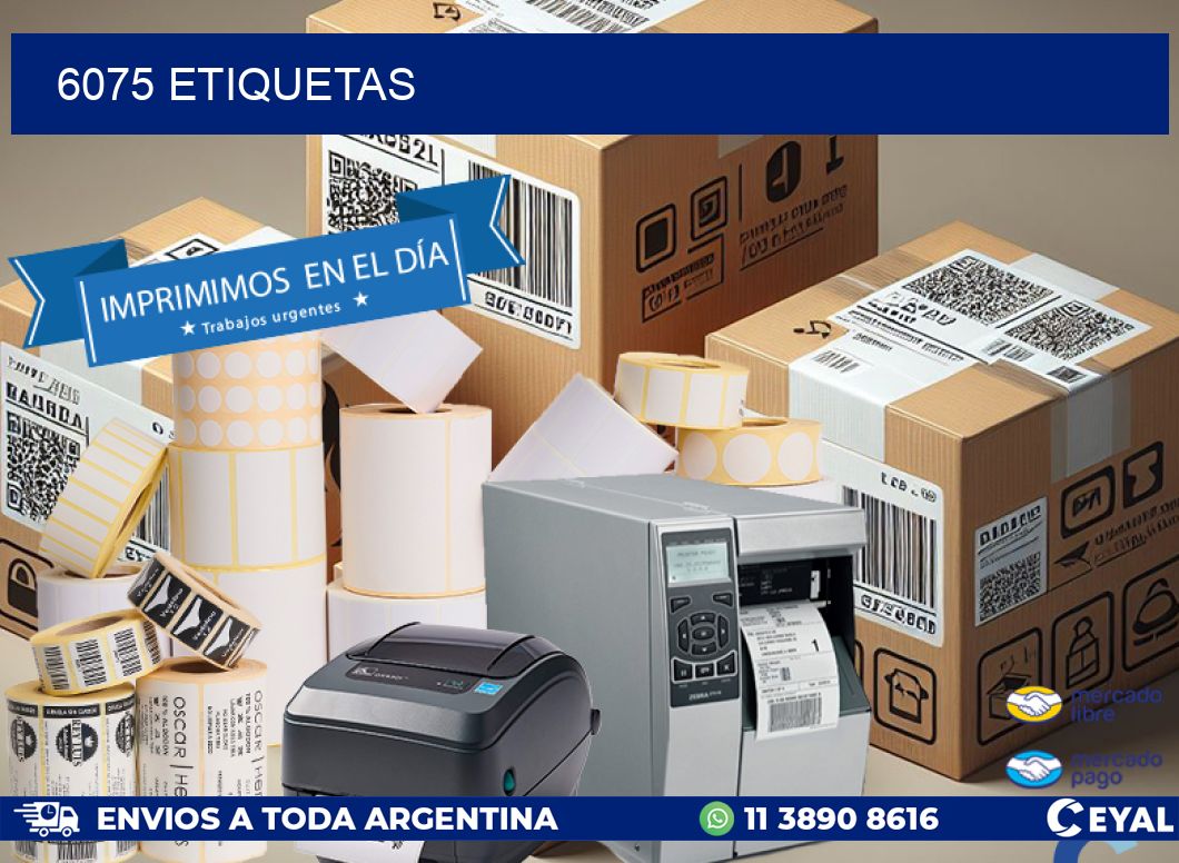 6075 ETIQUETAS