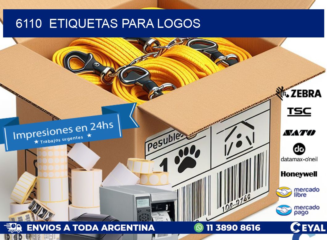 6110  ETIQUETAS PARA LOGOS
