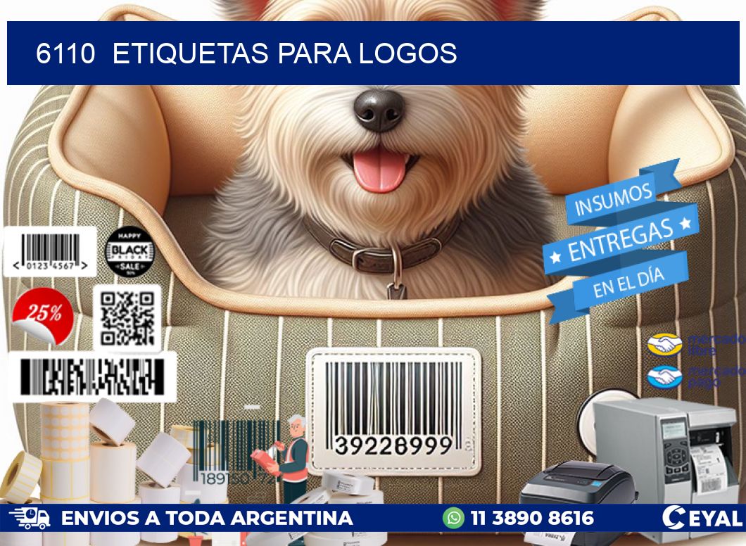 6110  ETIQUETAS PARA LOGOS