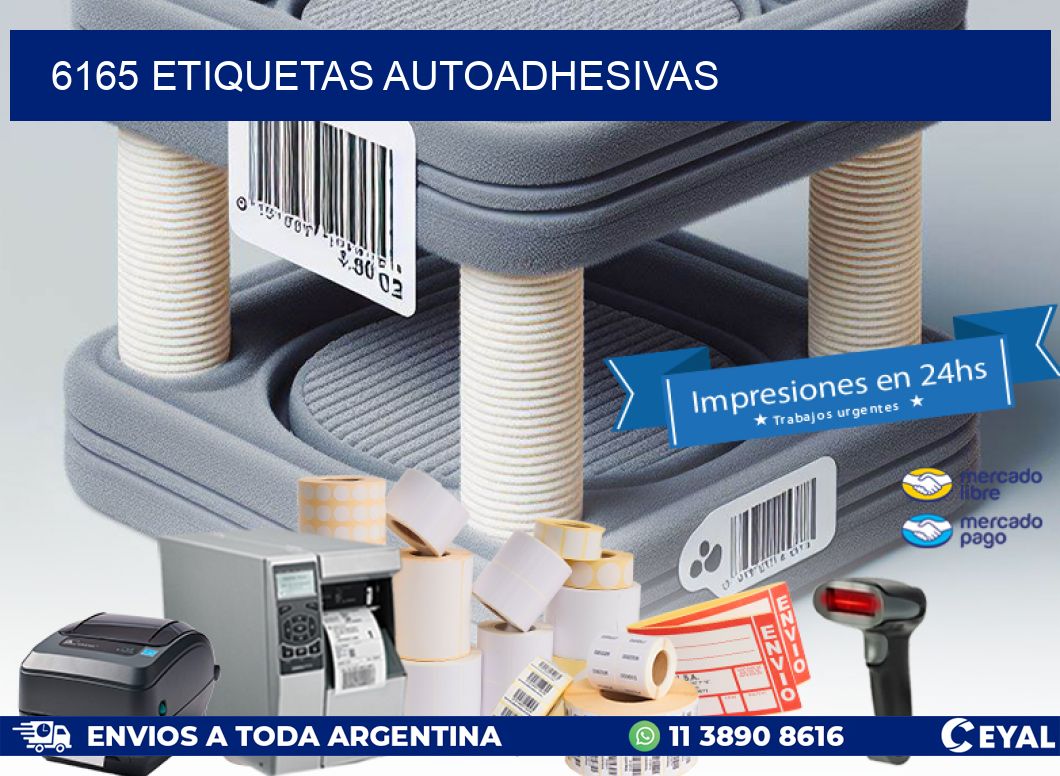 6165 ETIQUETAS AUTOADHESIVAS