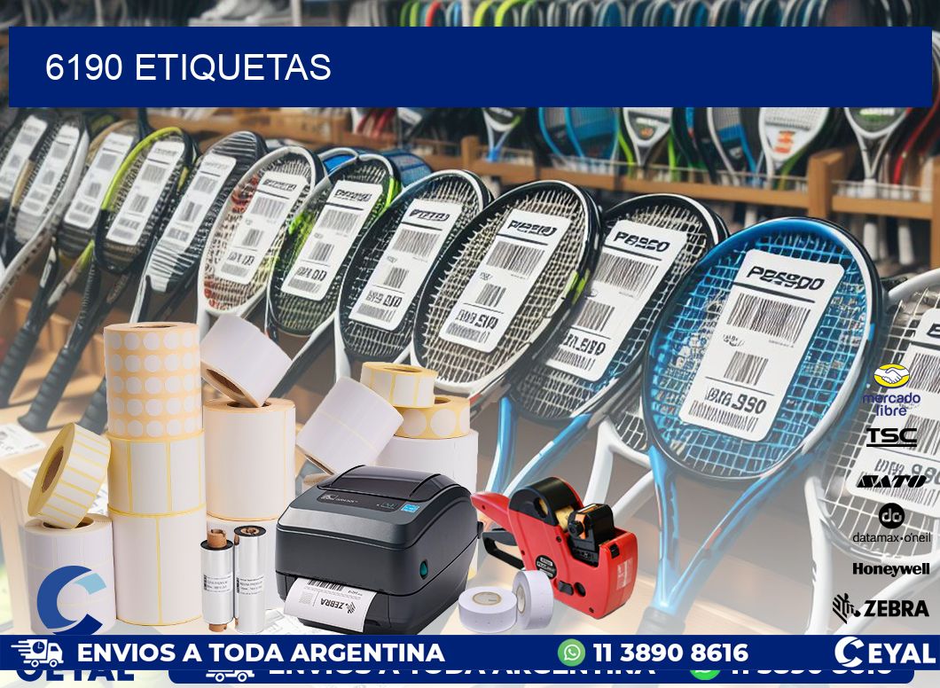 6190 ETIQUETAS