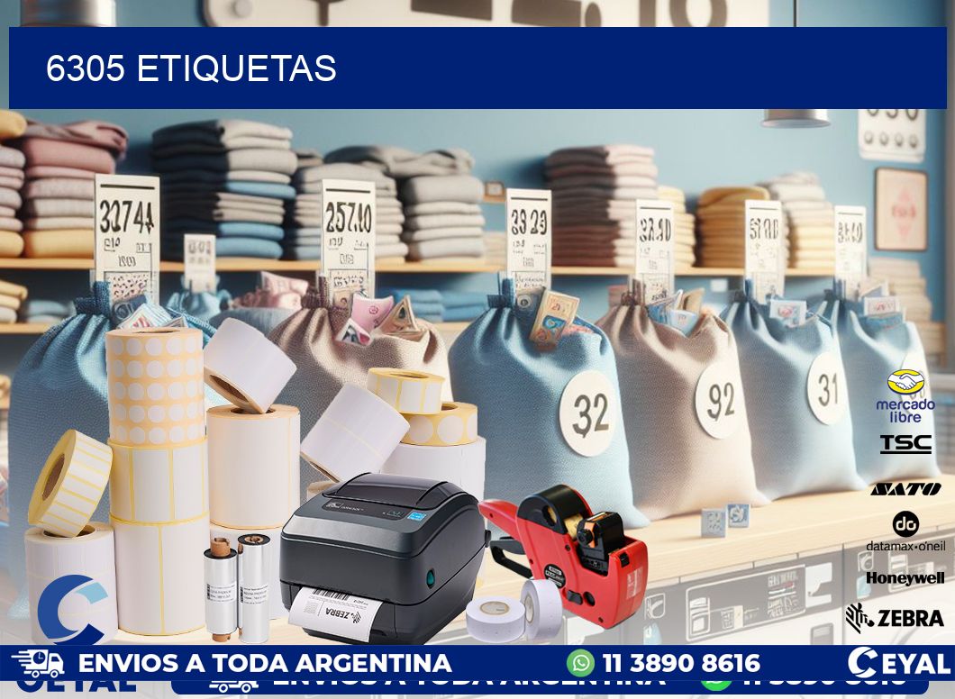 6305 ETIQUETAS