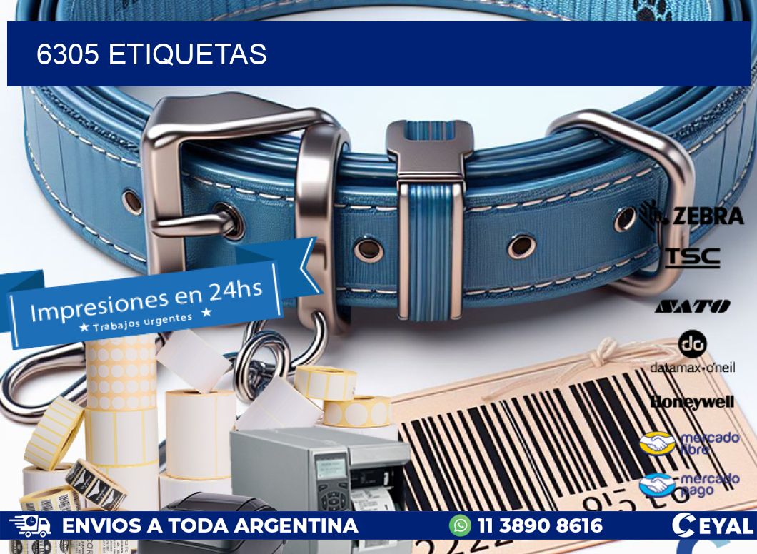 6305 ETIQUETAS