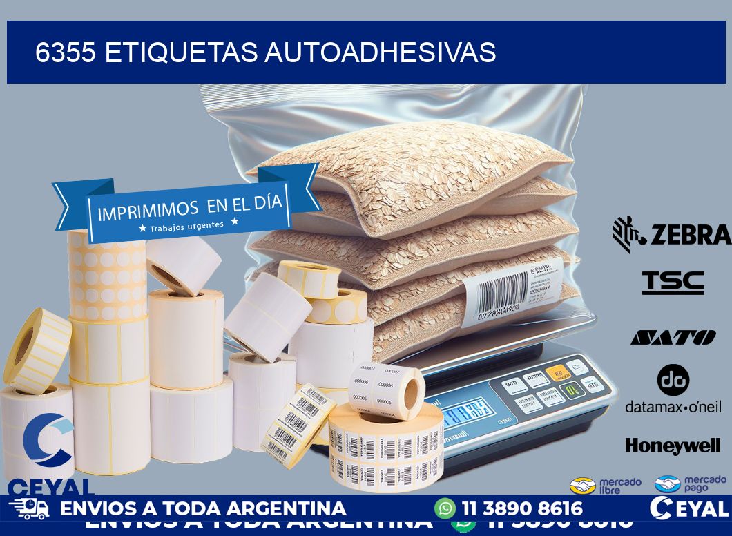 6355 ETIQUETAS AUTOADHESIVAS