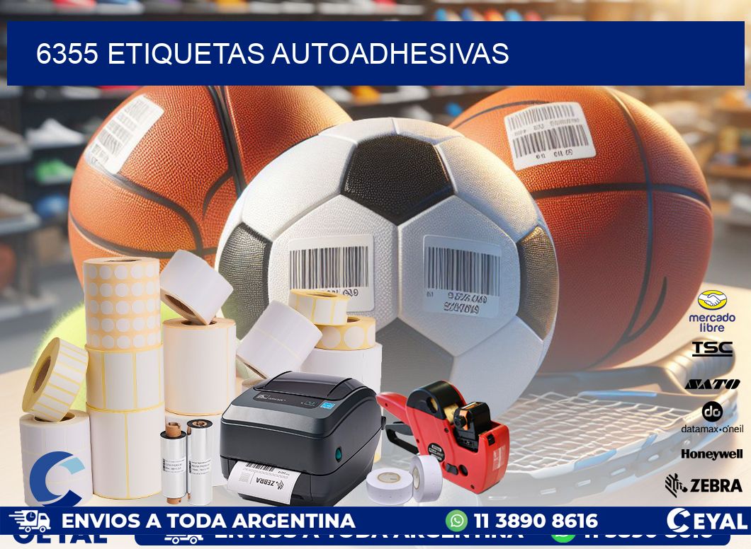 6355 ETIQUETAS AUTOADHESIVAS