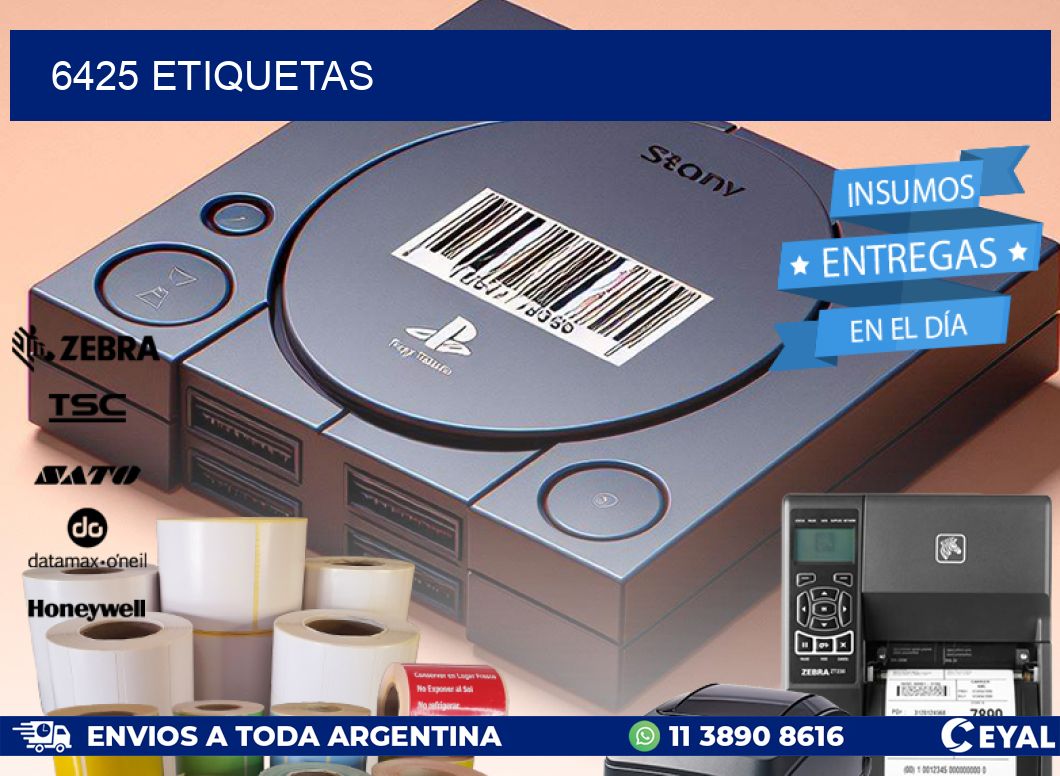 6425 ETIQUETAS