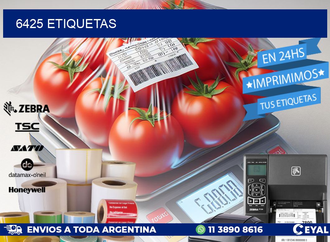 6425 ETIQUETAS