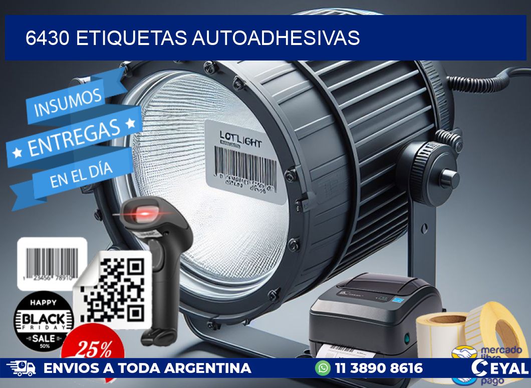 6430 ETIQUETAS AUTOADHESIVAS