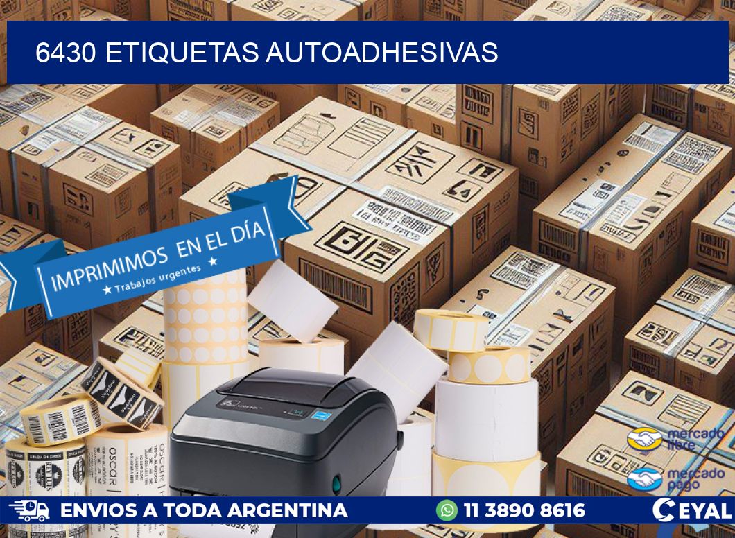 6430 ETIQUETAS AUTOADHESIVAS