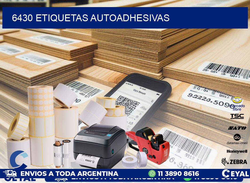 6430 ETIQUETAS AUTOADHESIVAS