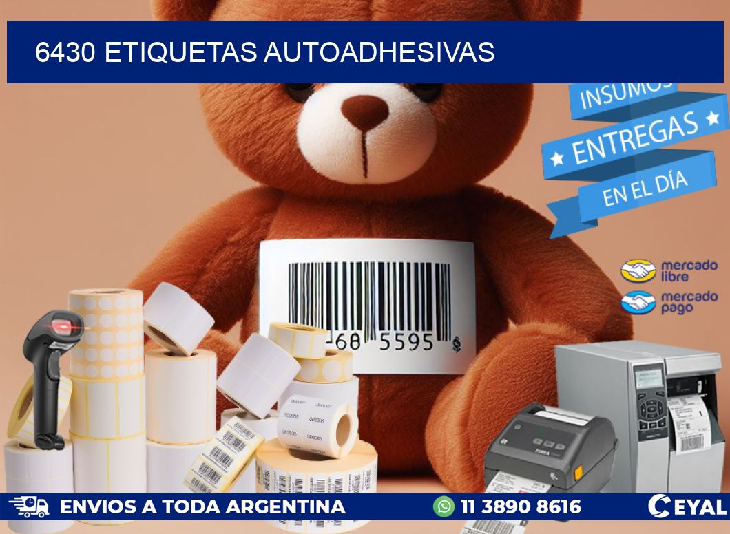 6430 ETIQUETAS AUTOADHESIVAS