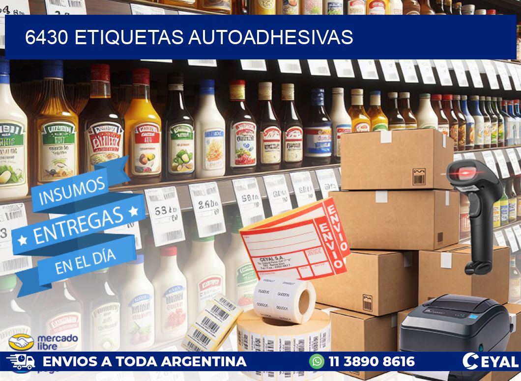 6430 ETIQUETAS AUTOADHESIVAS