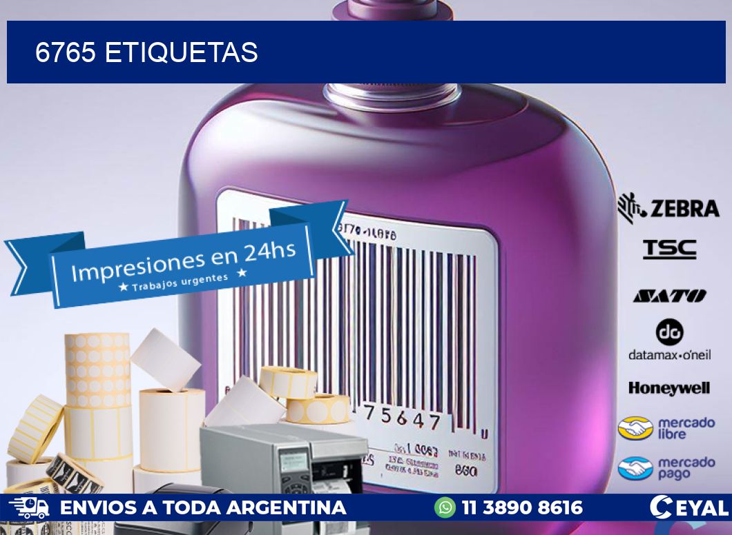 6765 ETIQUETAS