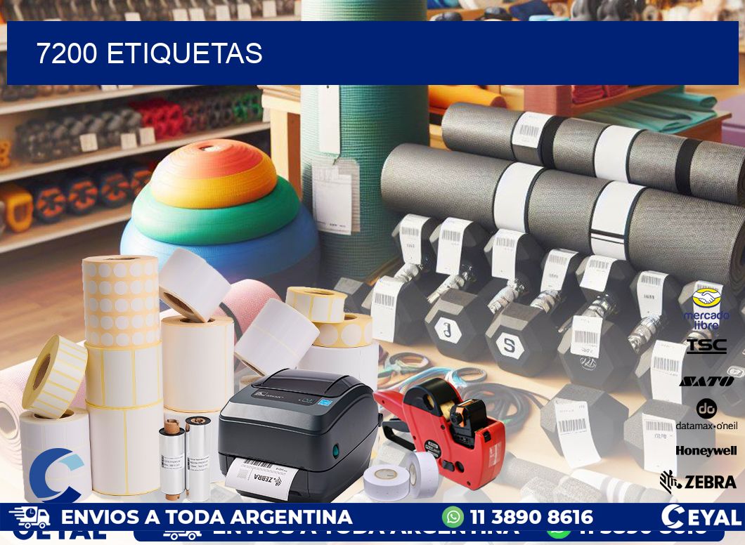 7200 ETIQUETAS