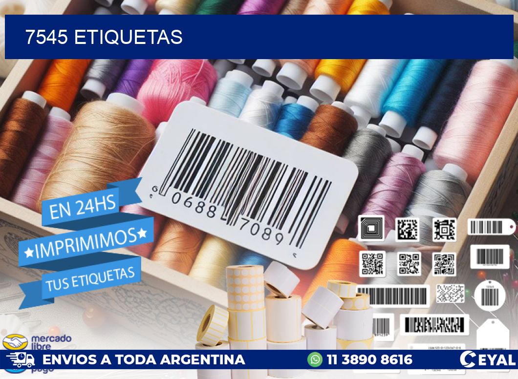 7545 ETIQUETAS
