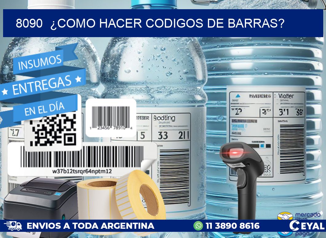 8090  ¿COMO HACER CODIGOS DE BARRAS?