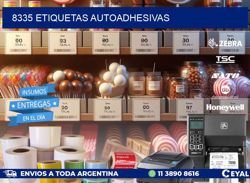 8335 ETIQUETAS AUTOADHESIVAS