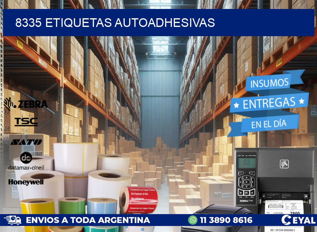 8335 ETIQUETAS AUTOADHESIVAS