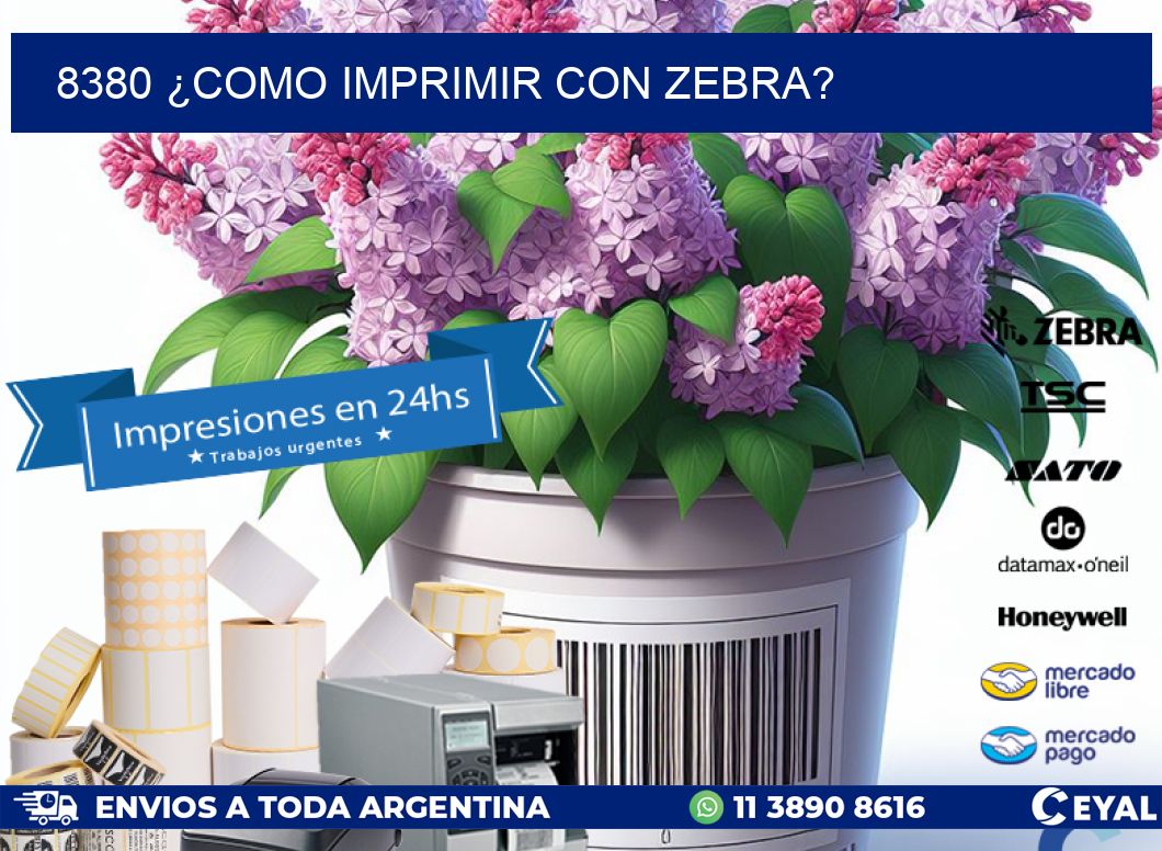 8380 ¿COMO IMPRIMIR CON ZEBRA?