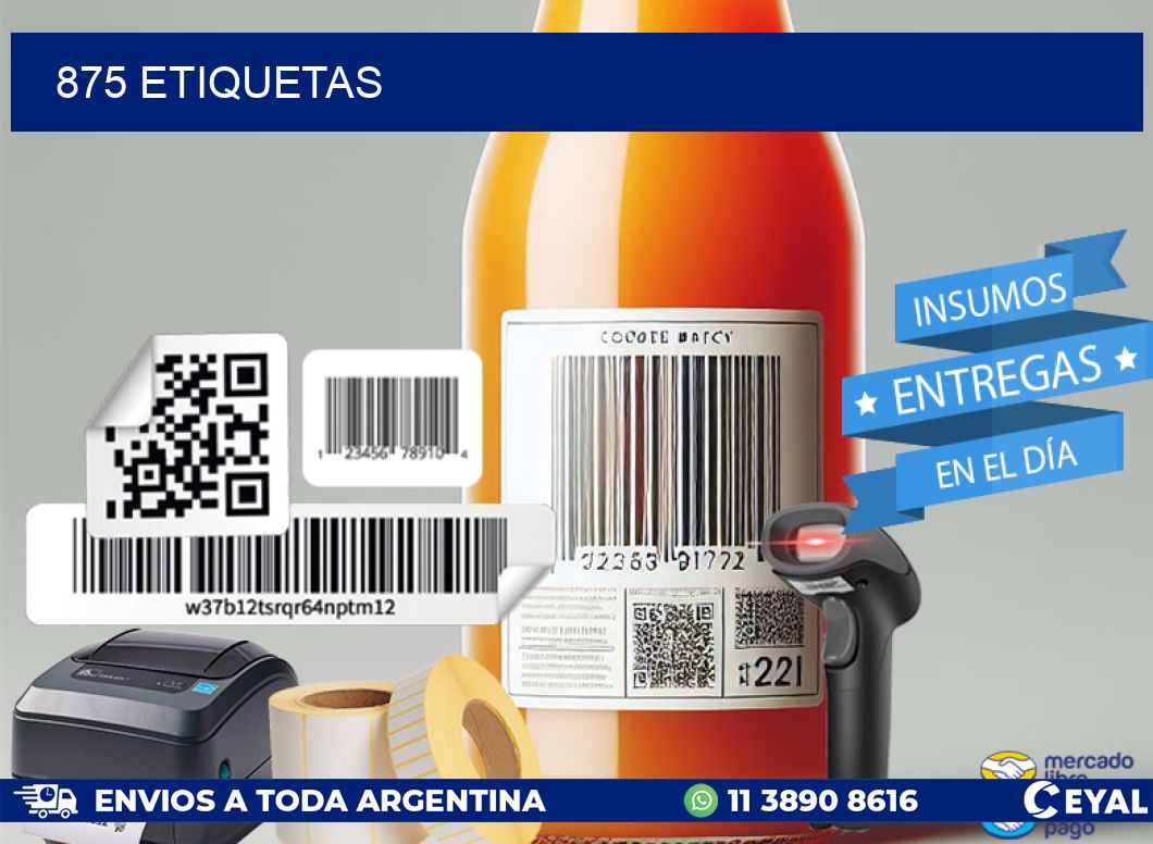 875 ETIQUETAS