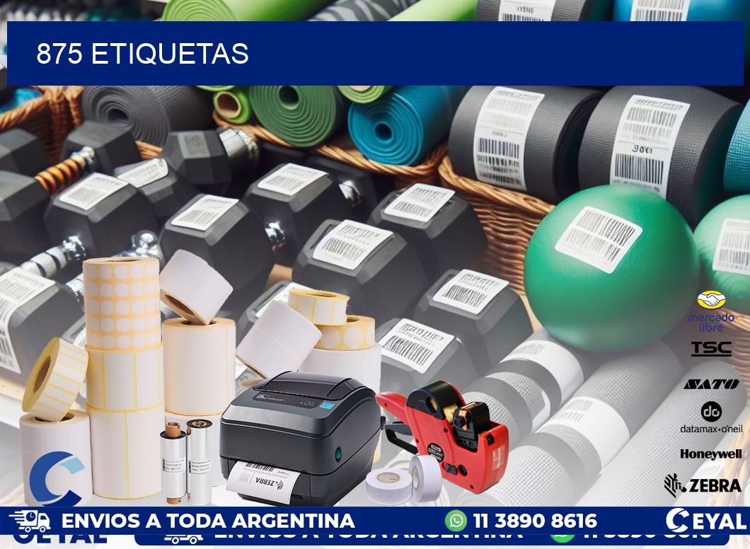 875 ETIQUETAS