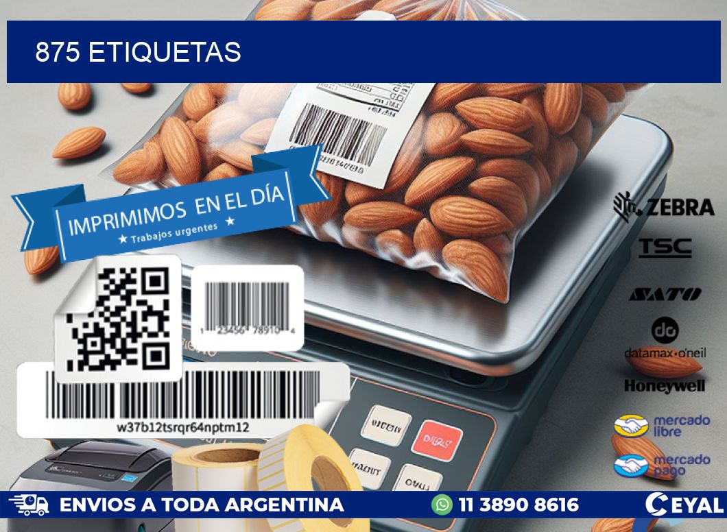 875 ETIQUETAS