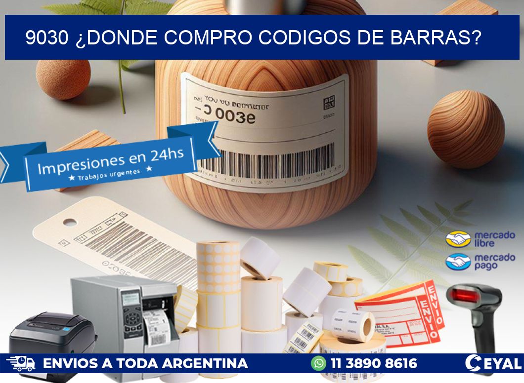 9030 ¿DONDE COMPRO CODIGOS DE BARRAS?