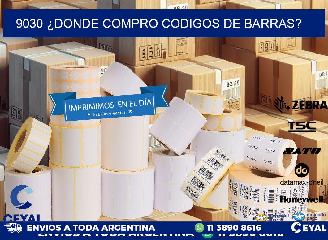 9030 ¿DONDE COMPRO CODIGOS DE BARRAS?